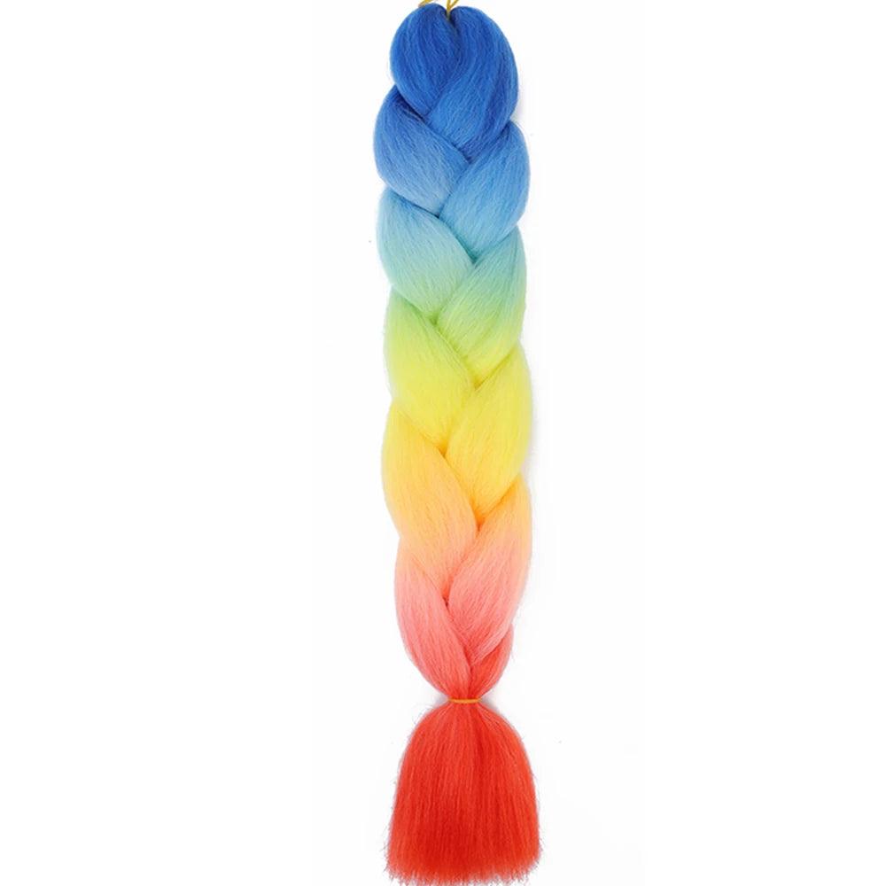 24 inch braids extensions braiding hair color hair for children braid - ARI