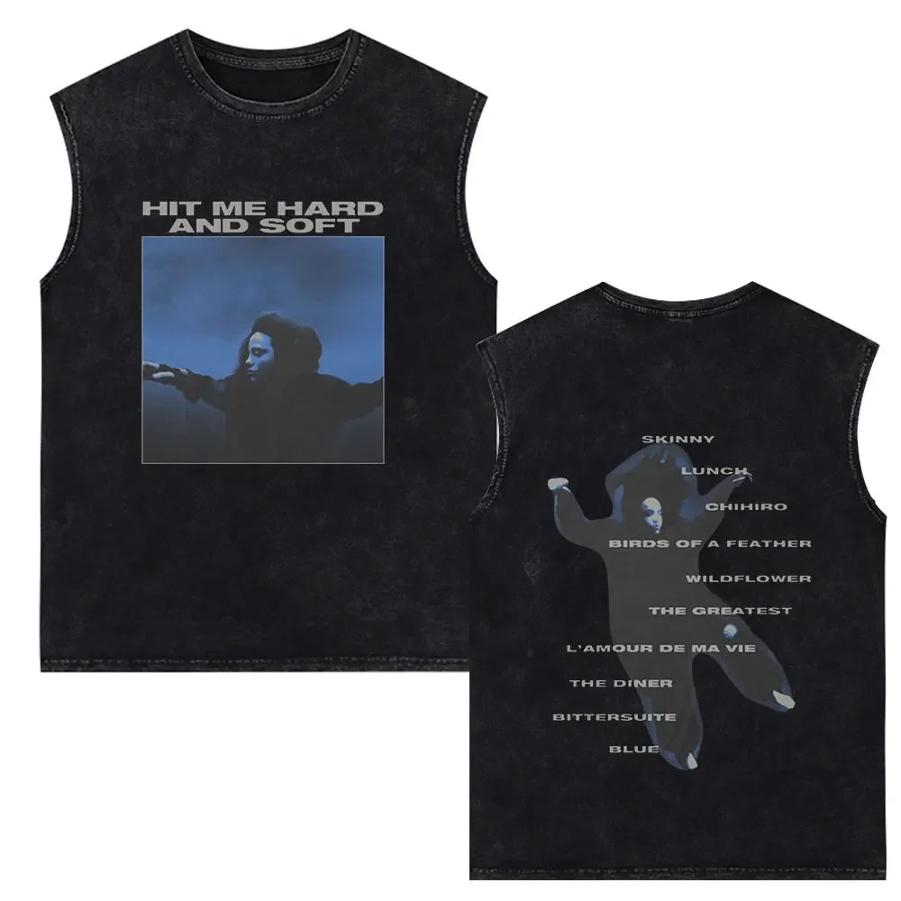 Billie eilish Hit me hard and soft vest top oversized sleeveless