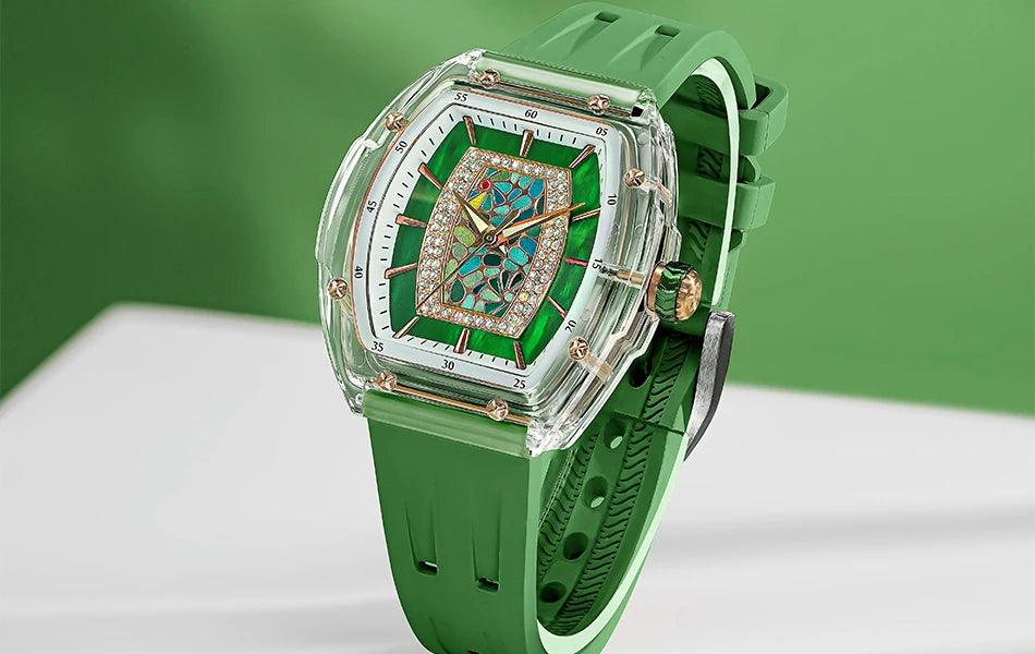 Dubai watch fashion crystal quartz wristwatch precious gifts for girls - ARI