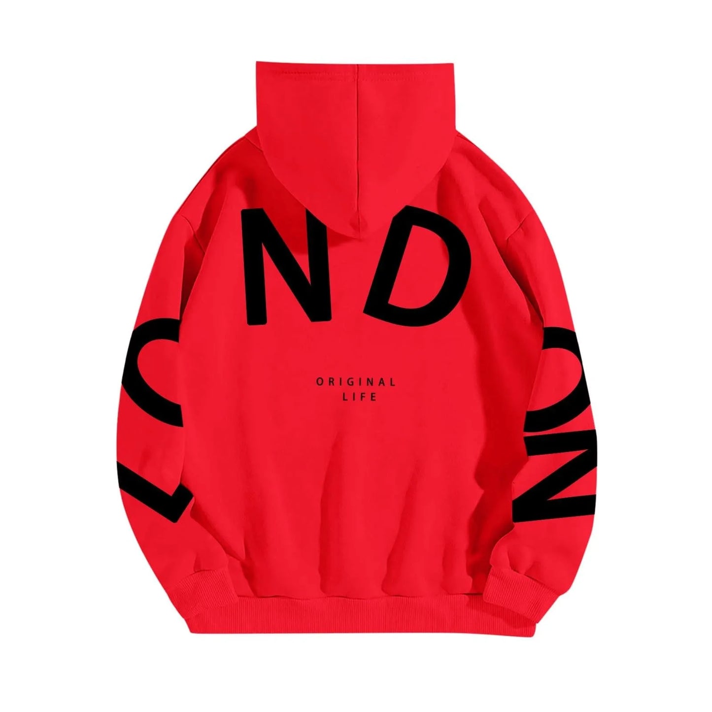 Women outfit sweatsuit letter long sleeved casual hoodie