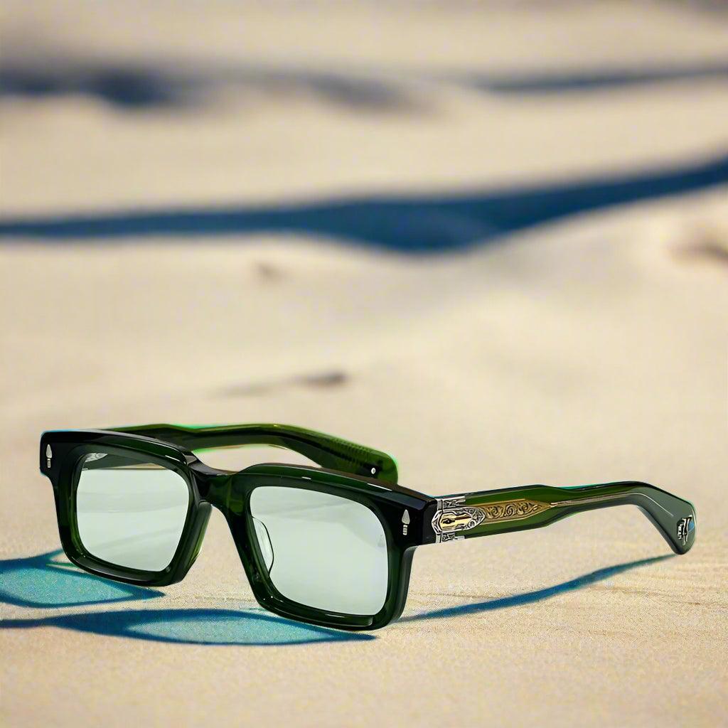 JACQUE MARIE MAGE,Belvedere Sunglasses fashion handmade Punk Acetate - ARI