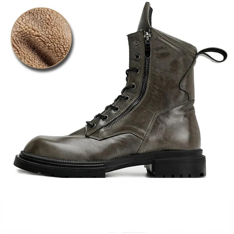 fashion luxury genuine leather designer british style handmade - ARI