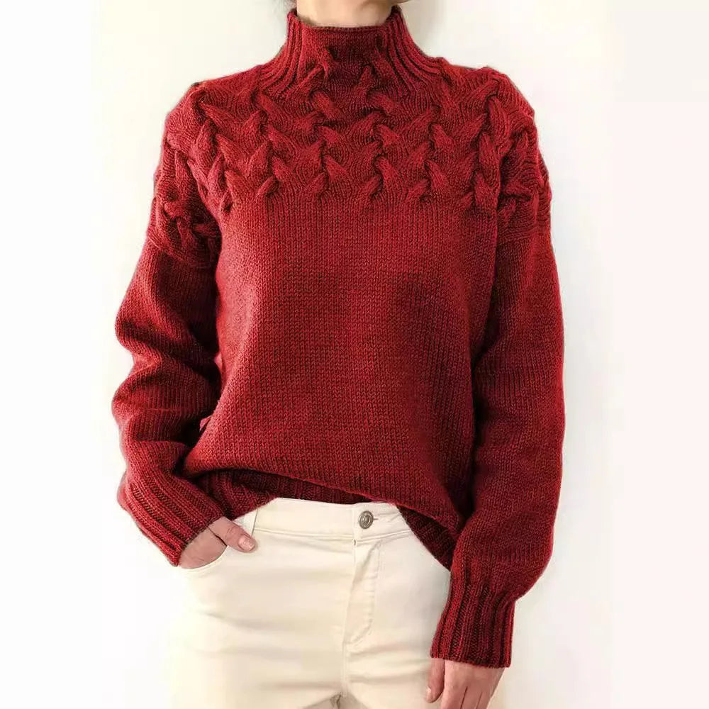 Sweaters for girls sleeve knitted pullover Loose tops