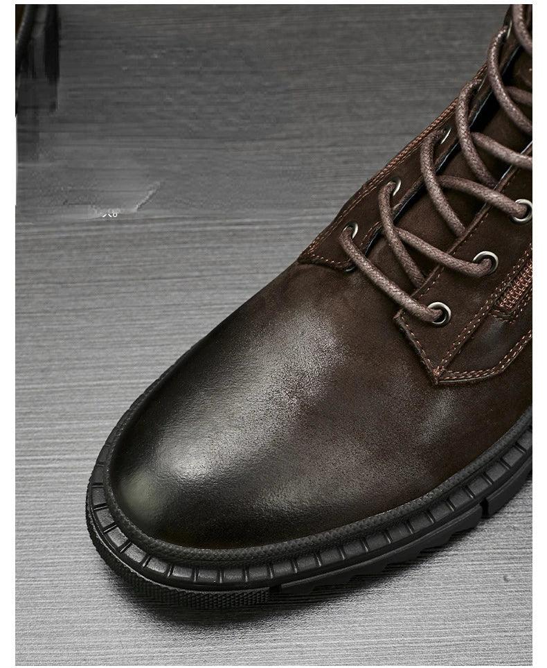Italian boots made from luxury genuine leather. Designer fashion, handmade. - ARI