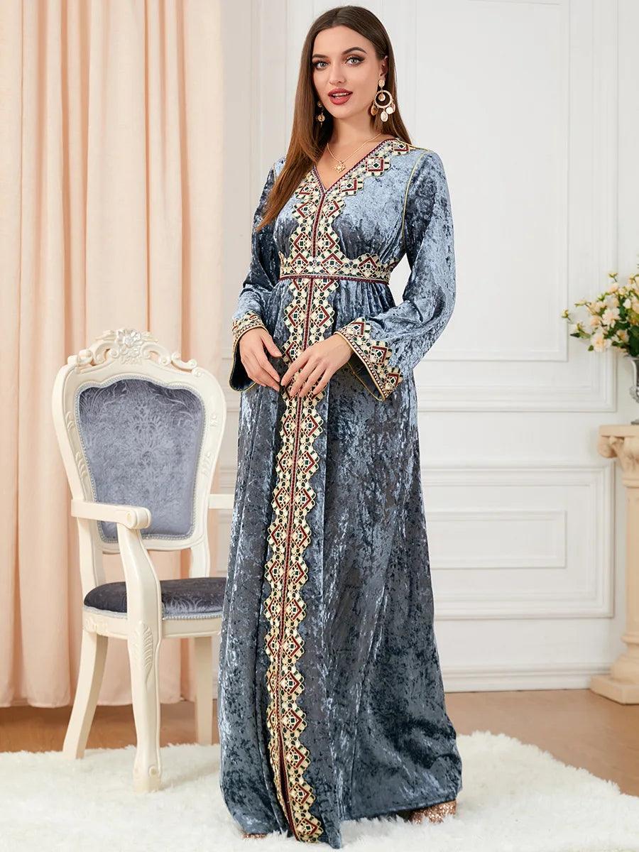 Elegant Dubai-inspired dress for muslim women – Modest & stylish middle eastern fashion - ARI