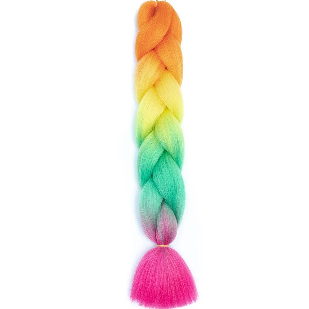 24 inch braids extensions braiding hair color hair for children braid - ARI