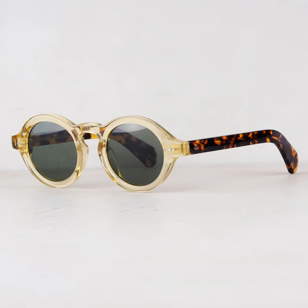 Mascot 1918 Solid thick  Round Style sunglasses