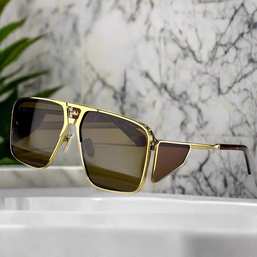 JACQUE MARIE MAGE,Assen alloy handmade sunglasses classical vintage - ARI