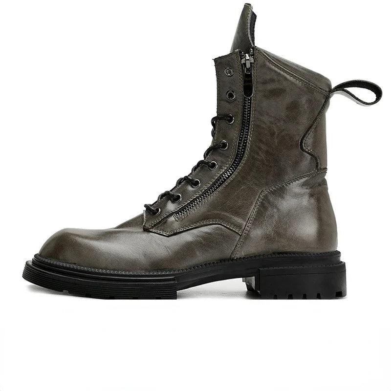 fashion luxury genuine leather designer british style handmade - ARI