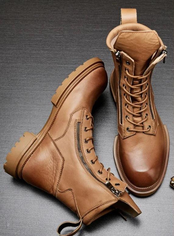 fashion luxury genuine leather designer british style handmade - ARI