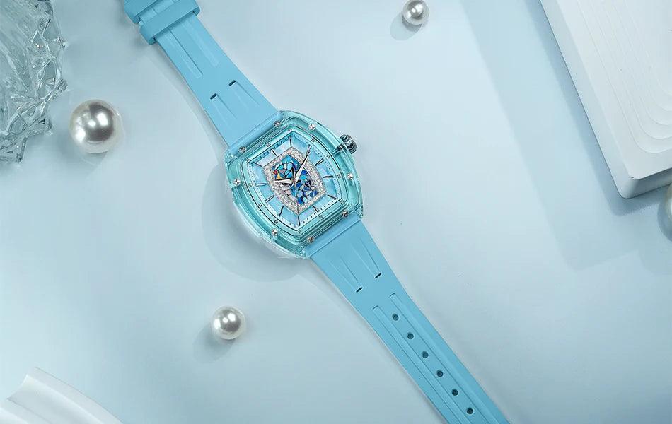 Dubai watch fashion crystal quartz wristwatch precious gifts for girls - ARI