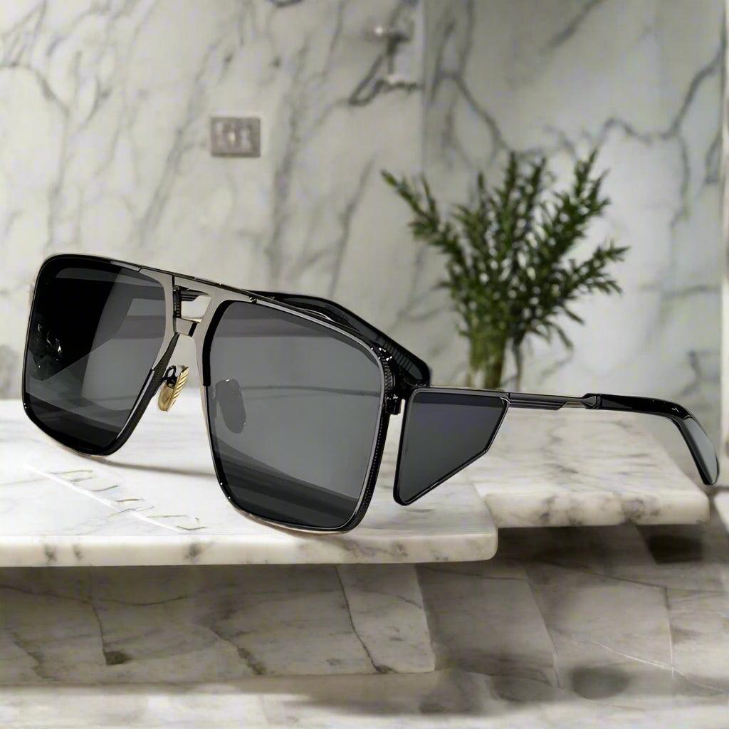 JACQUE MARIE MAGE,Assen alloy handmade sunglasses classical vintage - ARI