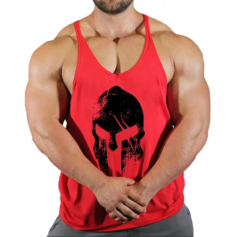 Men gym stringer tank – muscle workout vest for fitness