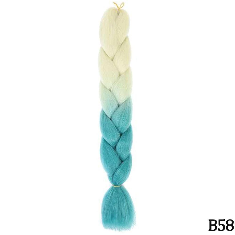 24 inch braids extensions braiding hair color hair for children braid - ARI