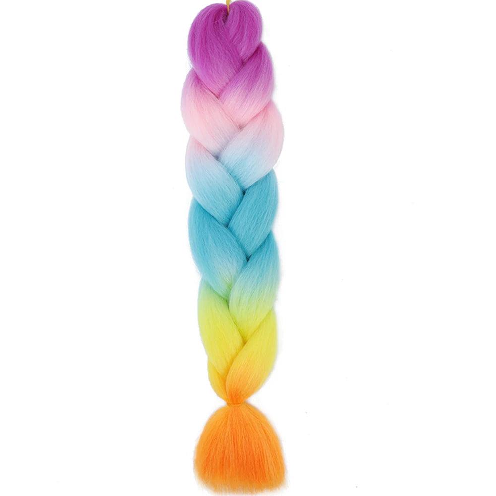 24 inch braids extensions braiding hair color hair for children braid - ARI
