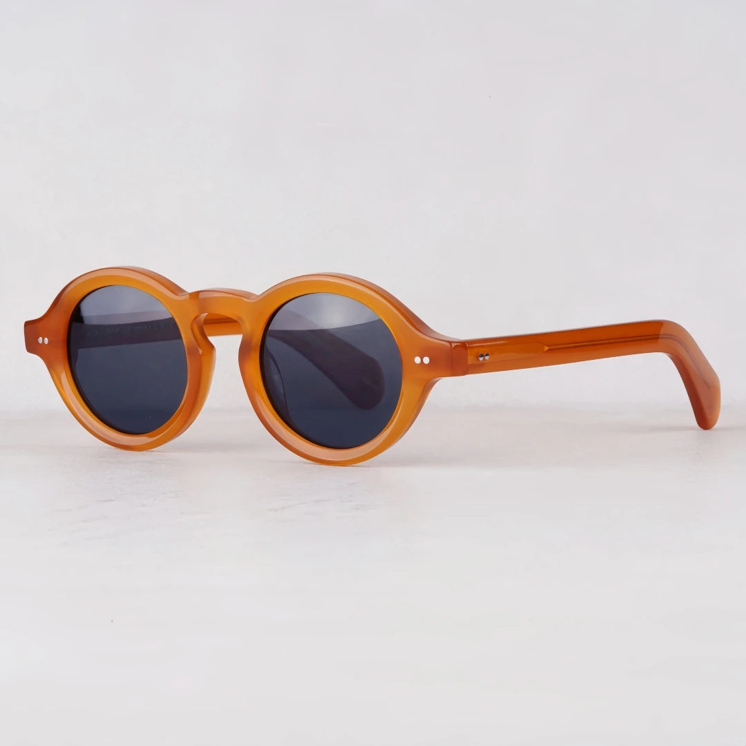 Mascot 1918 Solid thick  Round Style sunglasses