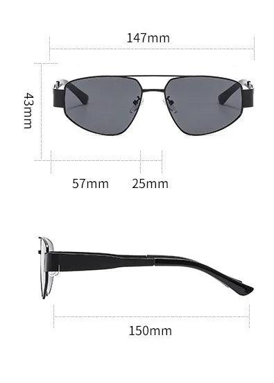 ARI MIRAGE luxury metal pilot sunglasses classic look - ARI