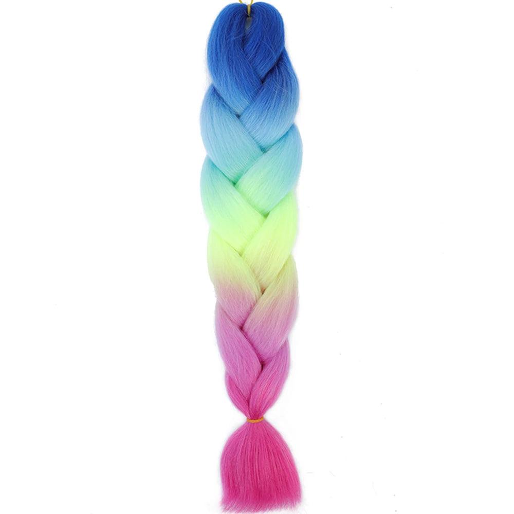 24 inch braids extensions braiding hair color hair for children braid - ARI