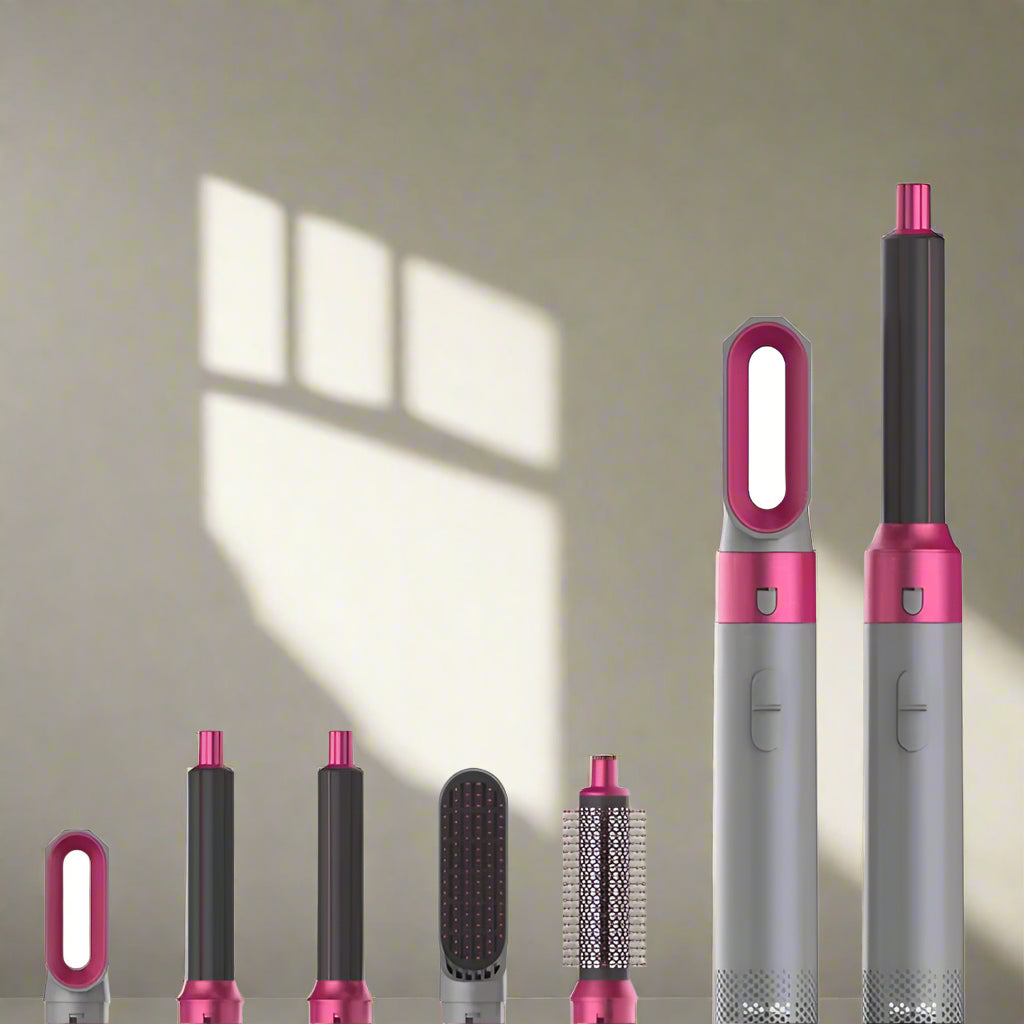 5 in 1 Hair,Dryer,Hot,Comb set professional curling iron hair straightener styling