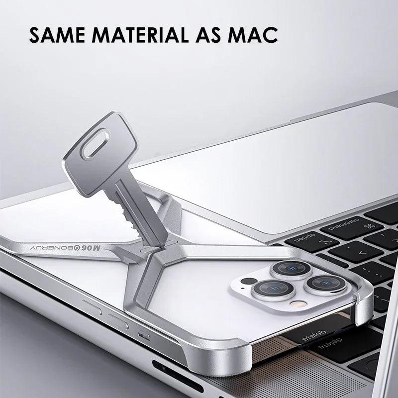 Phone case for iphone metal x type removable heat dissipation armor cover - ARI