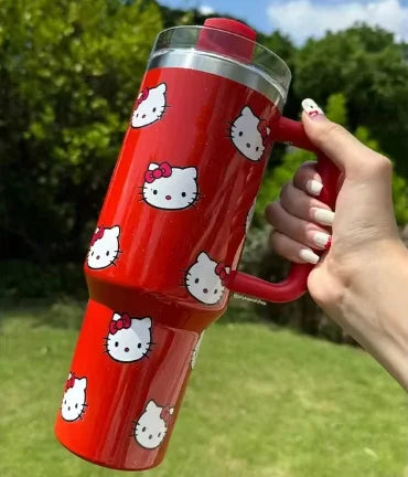 Disney cartoon mug stainless steel for school kids