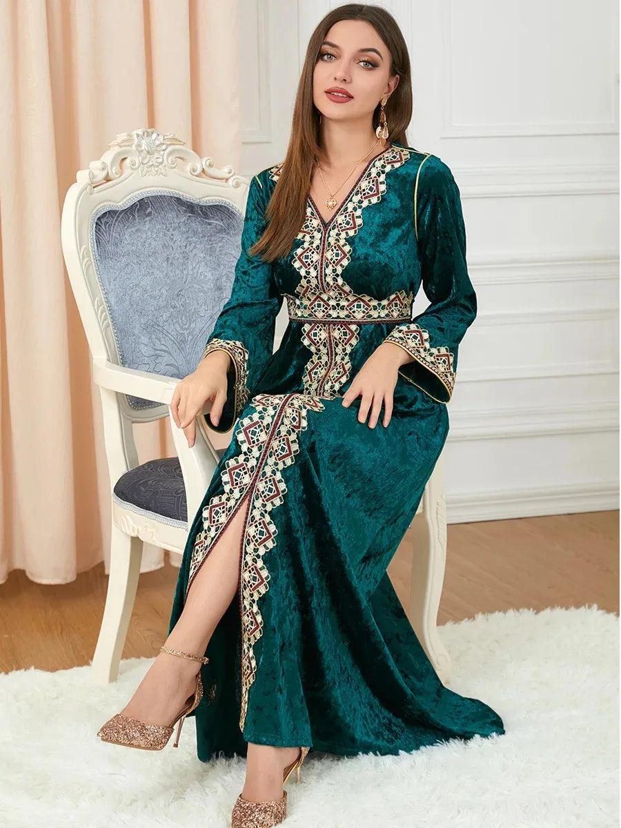 Elegant Dubai-inspired dress for muslim women – Modest & stylish middle eastern fashion - ARI