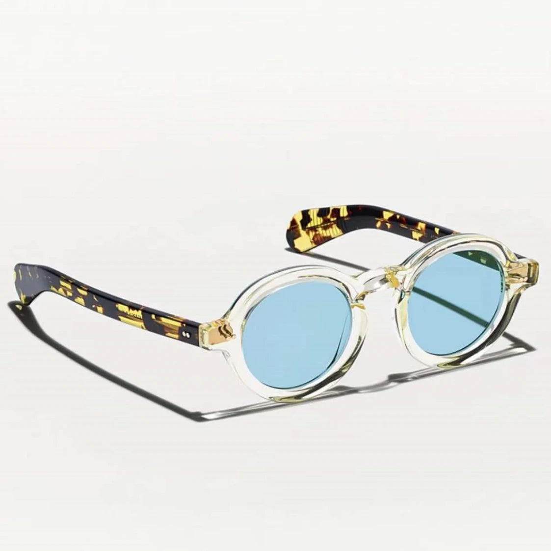Mascot 1918 Solid thick  Round Style sunglasses