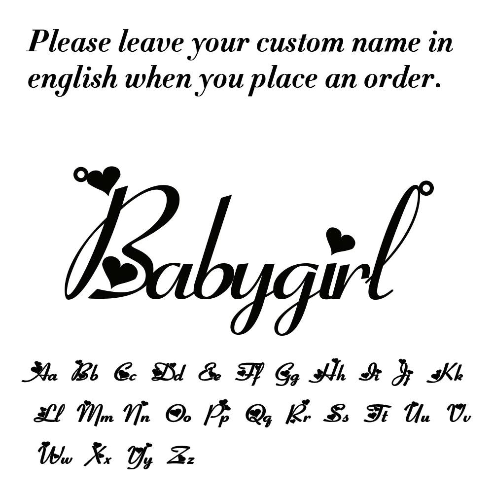 your name on Necklace Stainless Steel Jewelry - ARI