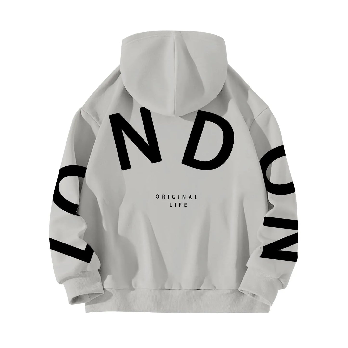 Women outfit sweatsuit letter long sleeved casual hoodie