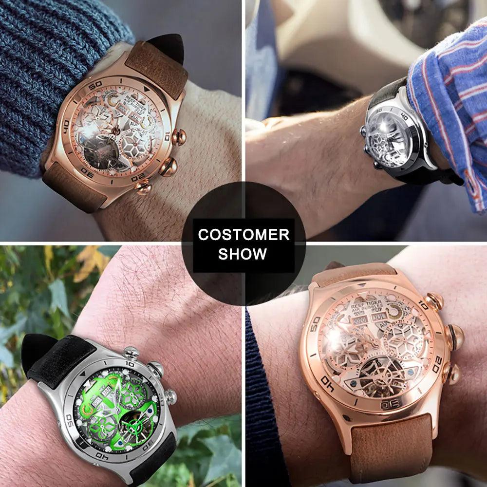 Reef Tiger tourbillon automatic watch - ARI