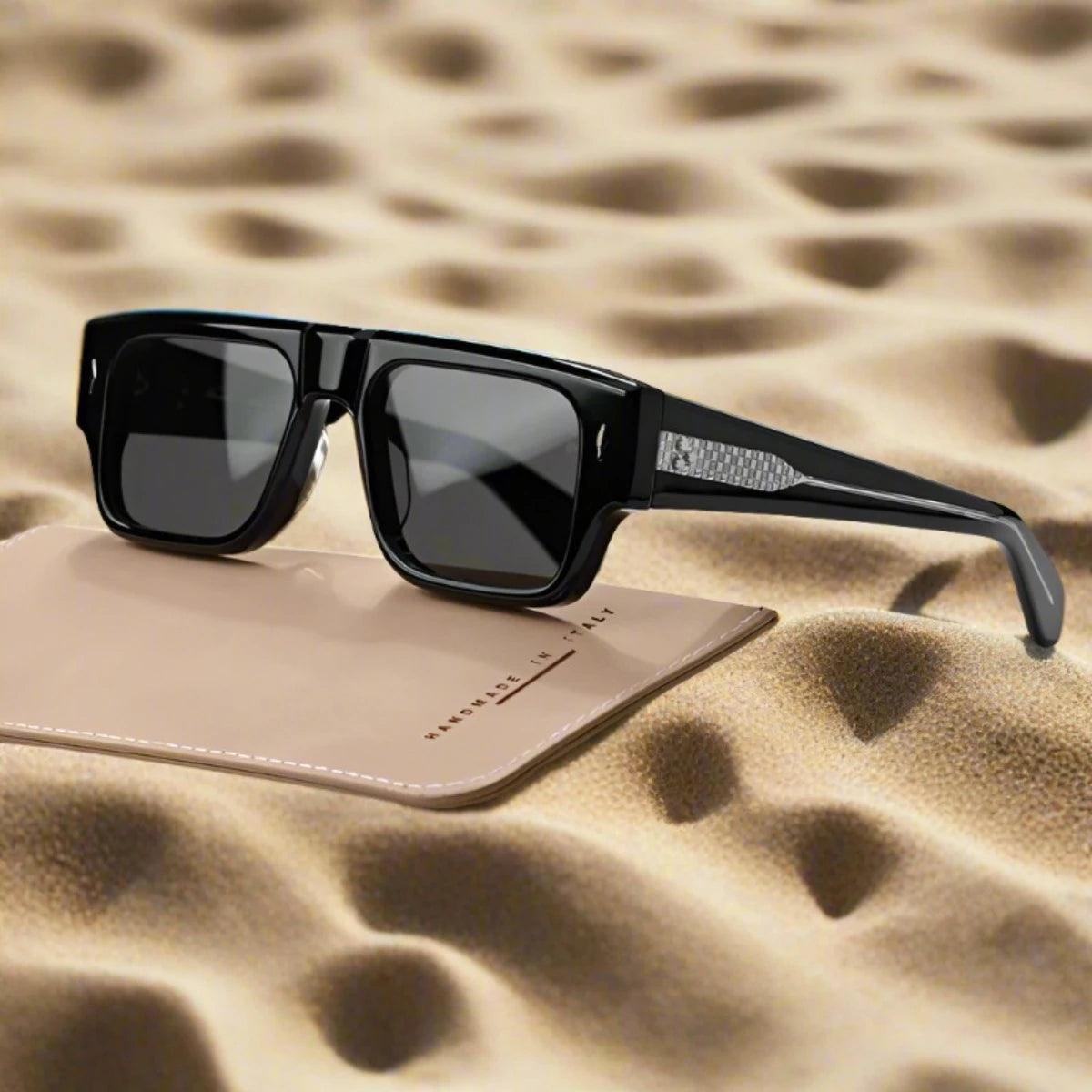 Limited JMM DEVOTO brand design square acetate - ARI