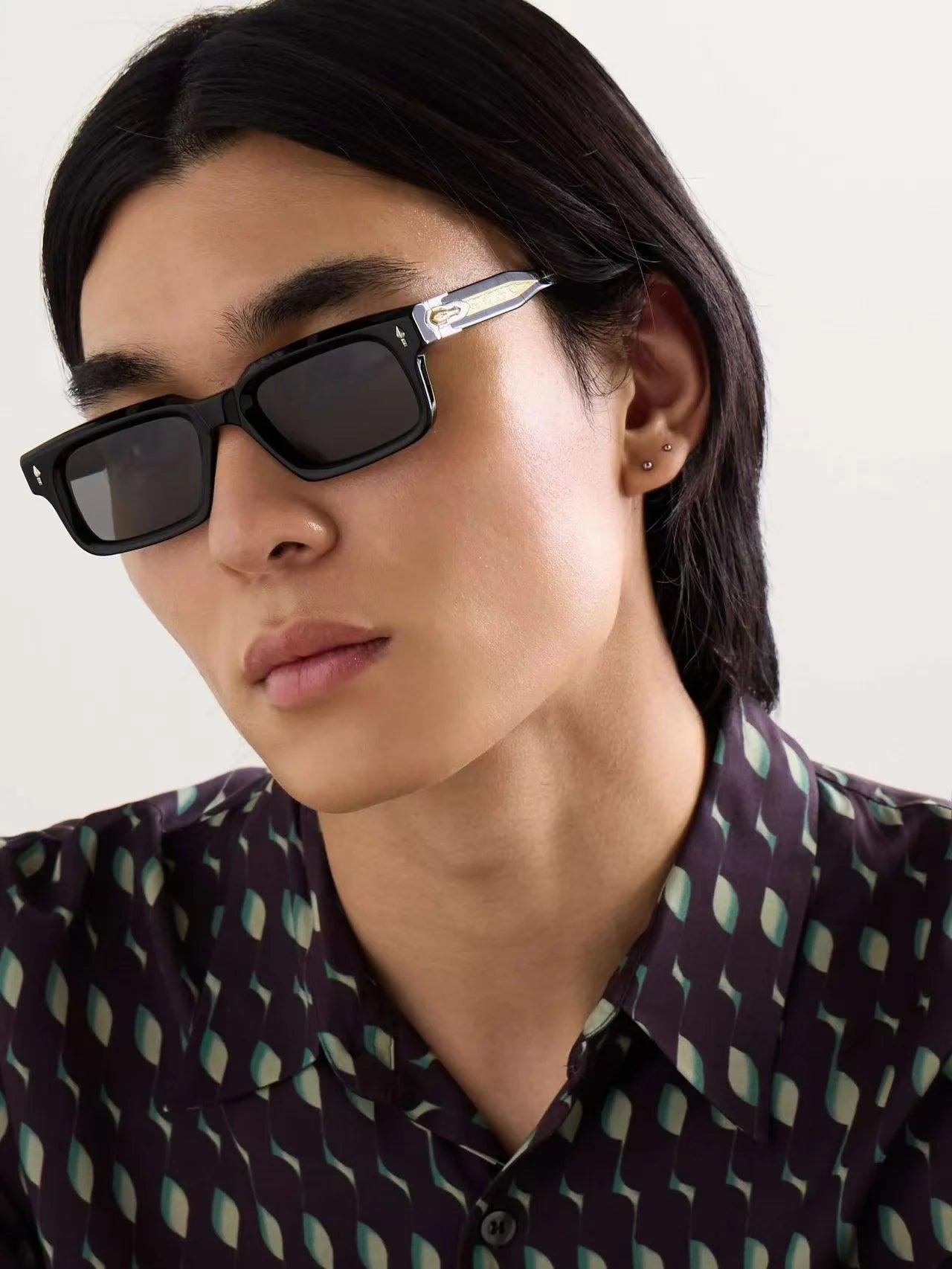 JACQUE MARIE MAGE,Belvedere Sunglasses fashion handmade Punk Acetate - ARI