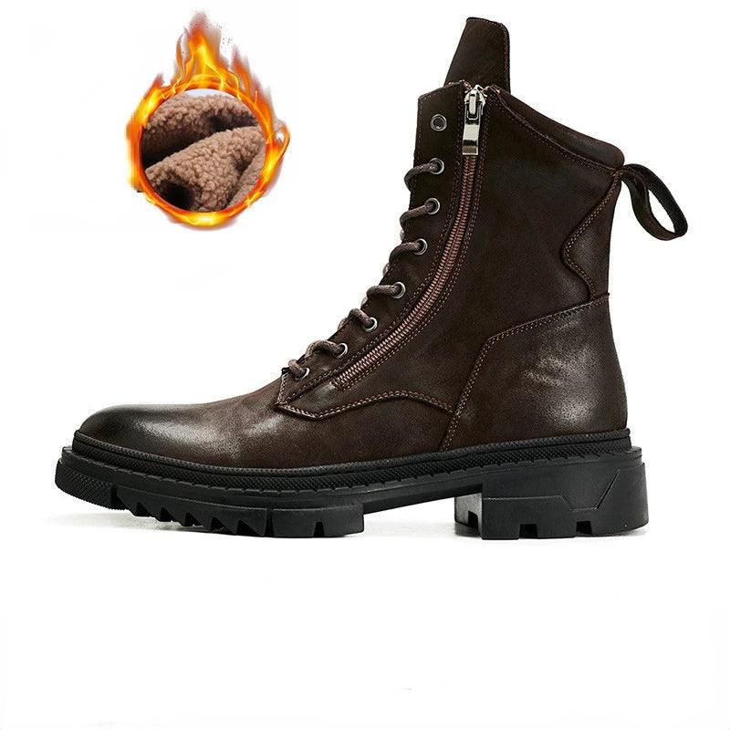 Italian boots made from luxury genuine leather. Designer fashion, handmade. - ARI