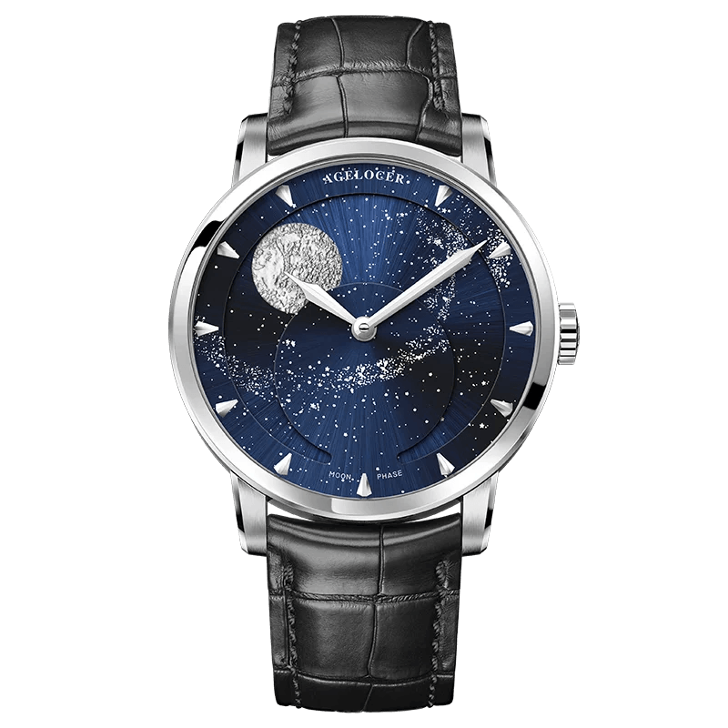 AGELOCER Original Astronomer luxury automatic moon phase watch - ARI