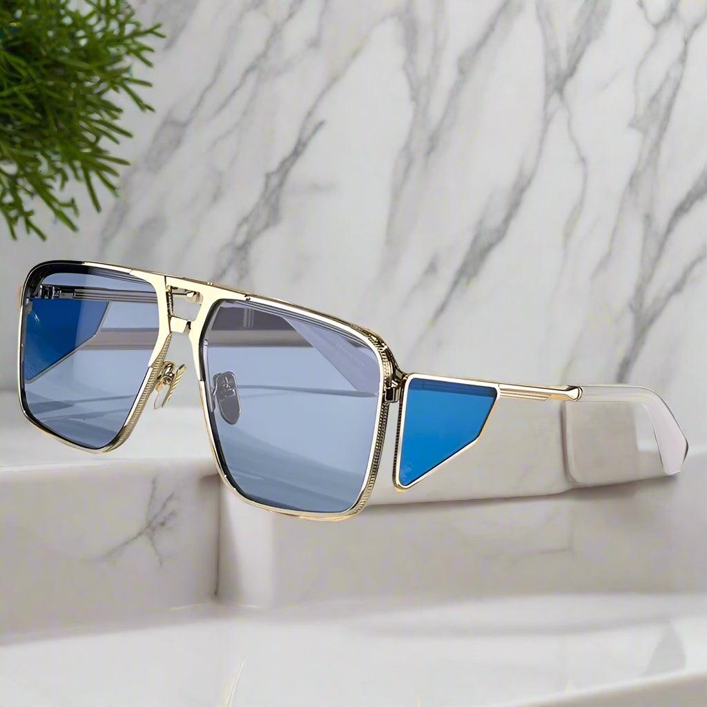 JACQUE MARIE MAGE,Assen alloy handmade sunglasses classical vintage - ARI