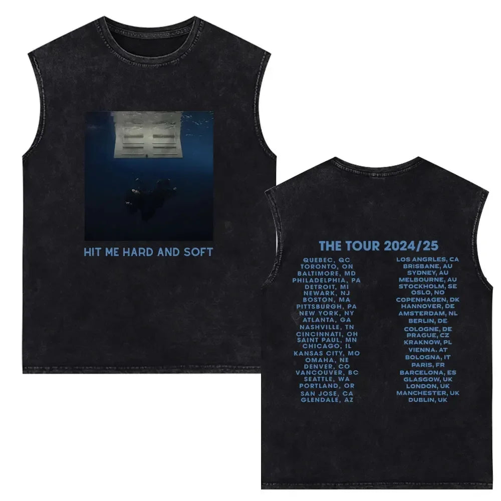 Billie eilish Hit me hard and soft vest top oversized sleeveless