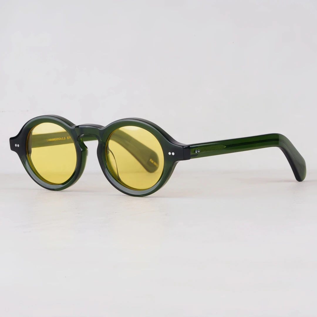 Mascot 1918 Solid thick  Round Style sunglasses