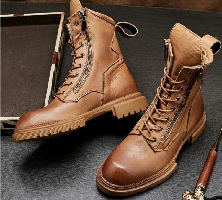 fashion luxury genuine leather designer british style handmade - ARI