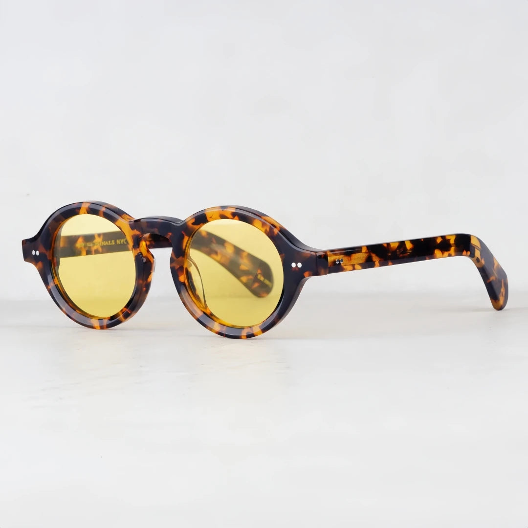 Mascot 1918 Solid thick  Round Style sunglasses