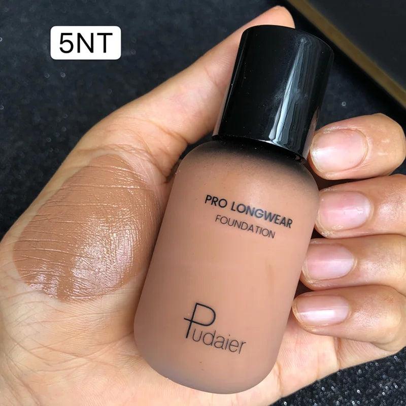 face liquid foundation full concealer makeup waterproof base brighten whitening cover dark circle - ARI