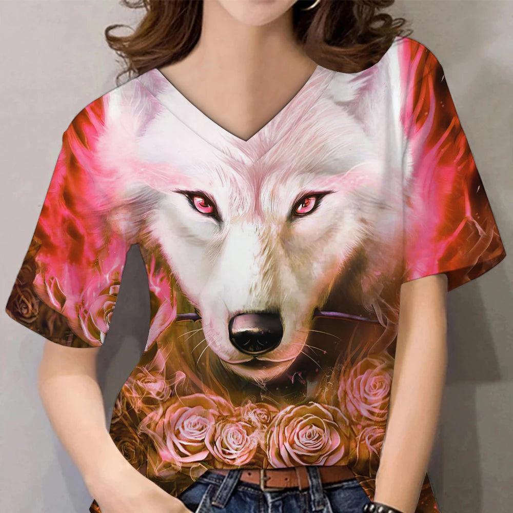 Unisex T Shirt Animal Graphic 3d Print Top Streetwear Fashion - ARI