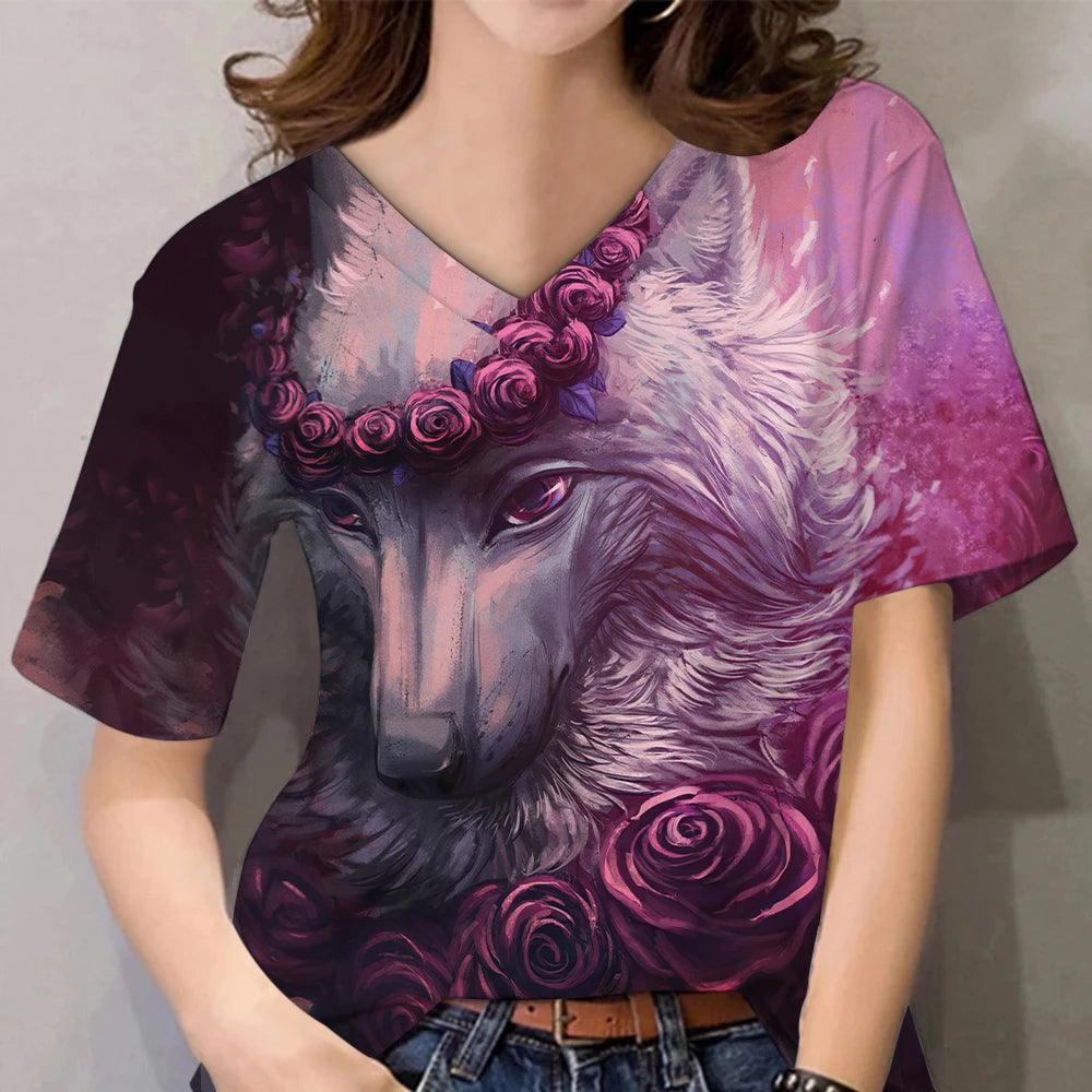 Unisex T Shirt Animal Graphic 3d Print Top Streetwear Fashion - ARI