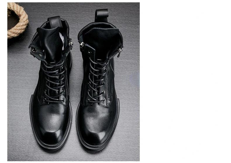 fashion luxury genuine leather designer british style handmade - ARI