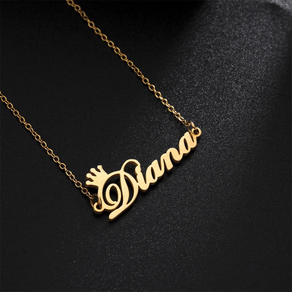 your name on Necklace Stainless Steel Jewelry - ARI