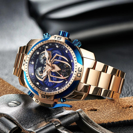REEF TIGER design sport automatic watch spider dial - ARI