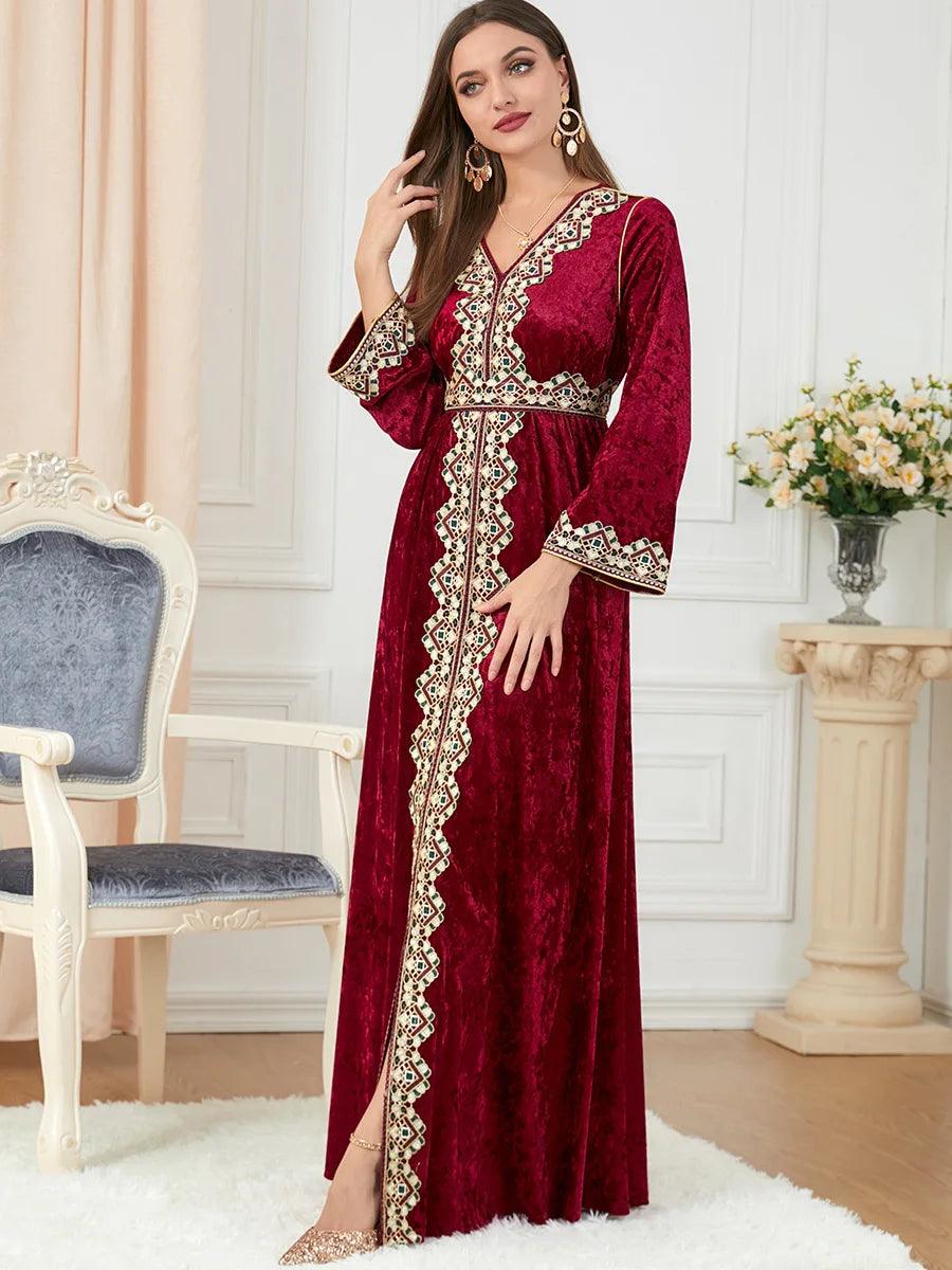 Elegant Dubai-inspired dress for muslim women – Modest & stylish middle eastern fashion - ARI