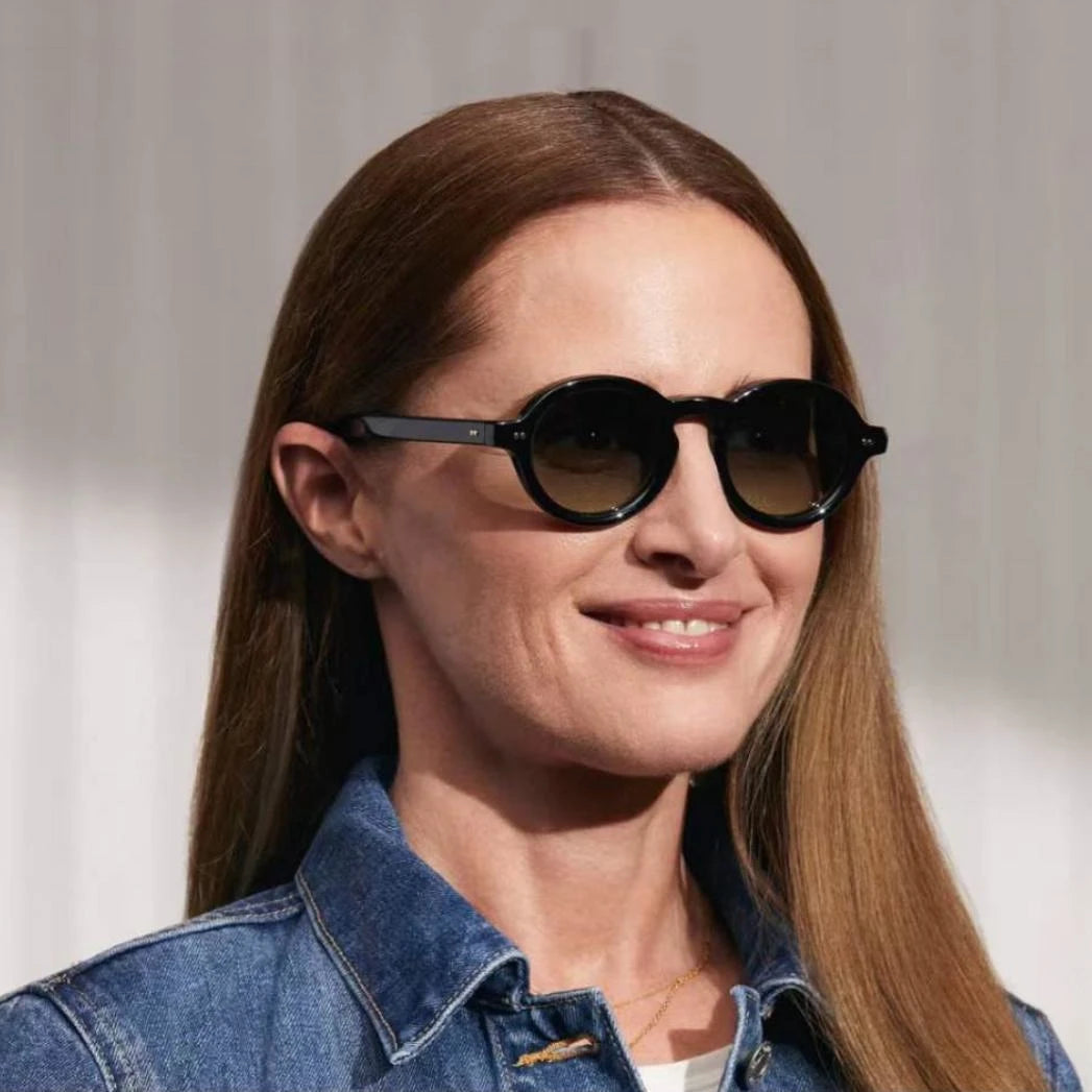 Mascot 1918 Solid thick  Round Style sunglasses