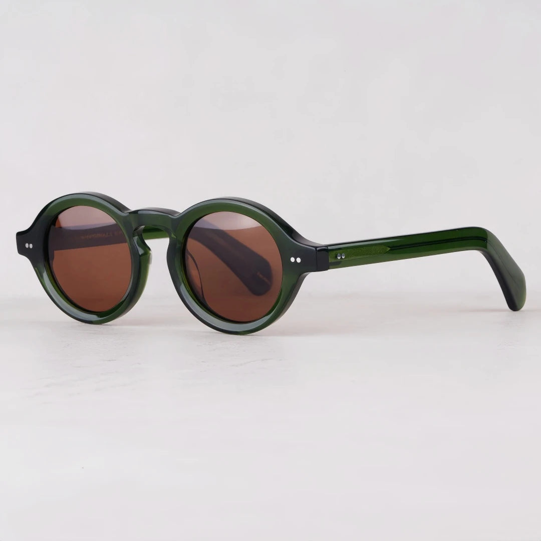 Mascot 1918 Solid thick  Round Style sunglasses