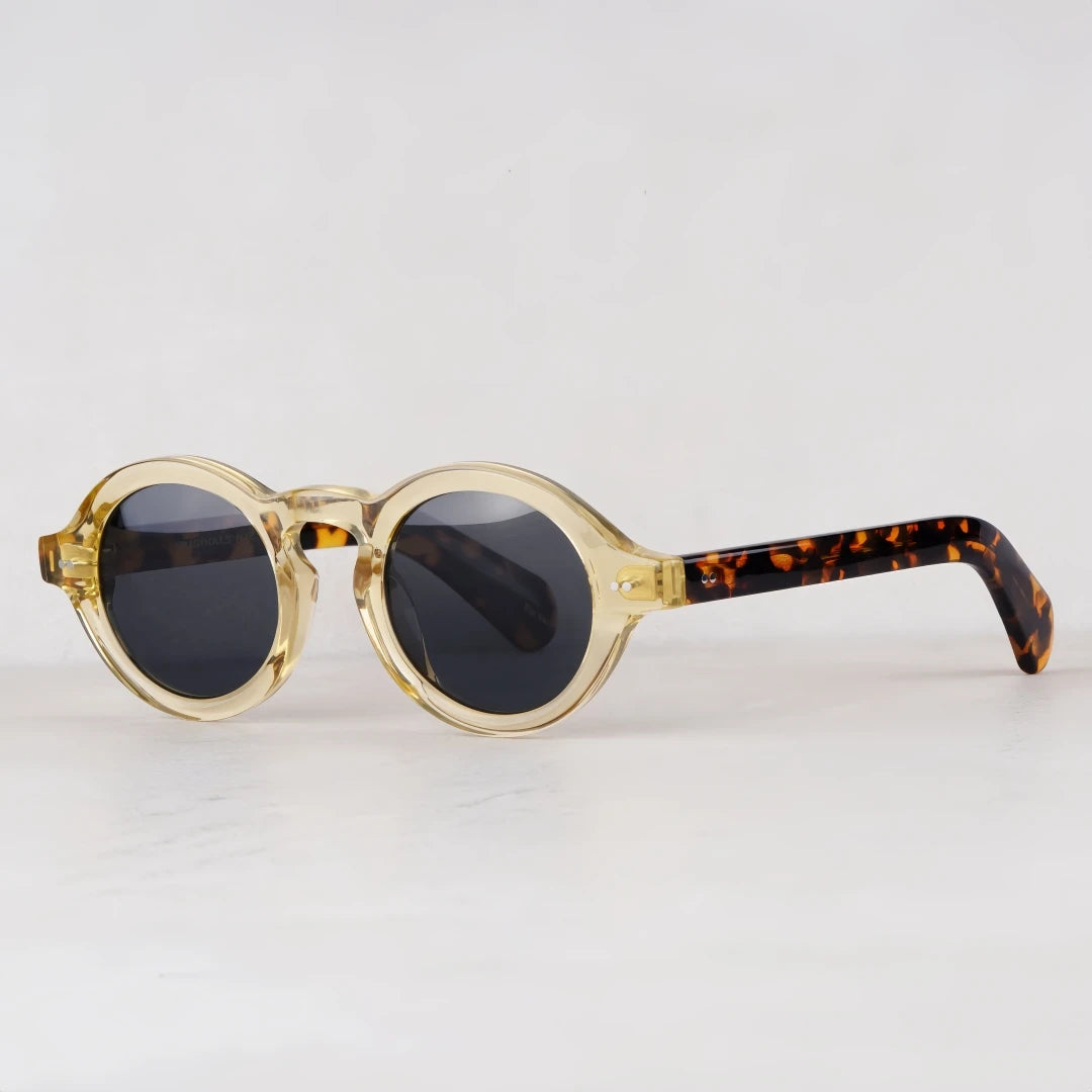 Mascot 1918 Solid thick  Round Style sunglasses
