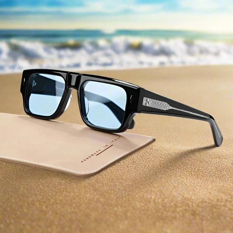 Limited JMM DEVOTO brand design square acetate - ARI